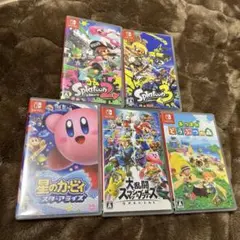 Nintendo Switch ゲームソフト 5本まとめ売り