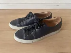 ブッテロ レザースニーカー 42 ネイビー - メルカリ