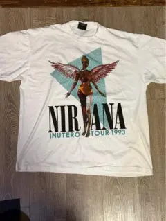 90s NIRVANA インユーテロ ジャイアントタグ L USA製 - メルカリ