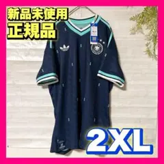 【新品】adidas ドイツ代表 アウェイ レプリカユニフォーム 2XLのサムネイル