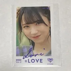 野口衣織 ミニフォトカード ズッ友案件 2022 vol.2