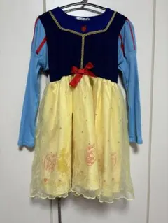 130㎝ 白雪姫 ワンピース コスチューム 長袖 キッズ 女の子