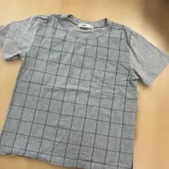MPS グレー チェック柄 Tシャツ 130のサムネイル