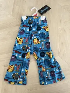 ポケモン ボトムス 110cm ブルー　ステテコ　パジャマ　ズボン