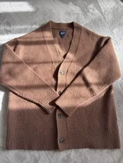 GAP ブラウン Vネック カーディガン S メンズ 長袖 羽織り