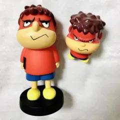 【初期グッズ】秘密結社鷹の爪　吉田君　吉田くん　フィギュア　貯金箱　2点セット
