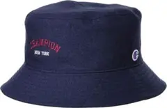 Champion バケットハット ネイビー 刺繍 ワッペンロゴのサムネイル