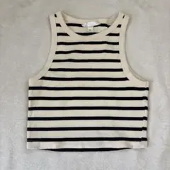 ストライプタンクトップ