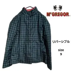 【美品】M'CREGOR チェック柄　リバーシブル　キルティングジャケット