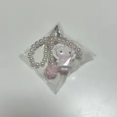 サンリオ ハローキティ ホワイトフリルデザイン シークレットストラップ