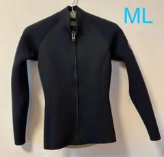 極美 ジャージ 2mm 長袖 フロントジップ タッパー メンズ ML