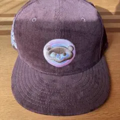 ★美品★ ニューエラ　シカゴカブス　コーデュロイ　ブラウン　ピンク