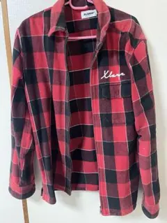 エクストララージ X-LARGE ネルシャツ 長袖 Mレッド チェック