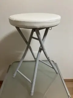折りたたみスツール ボンベイ(WH)