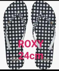 新品★ROXY★24cm★ ビーチサンダルのサムネイル