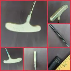 Acushnet Bullseye パター ヴィンテージ　オフセットモデル　34 Acushnet Bullseye パター ヴィンテージ オフセットモデル 34 - メルカリ