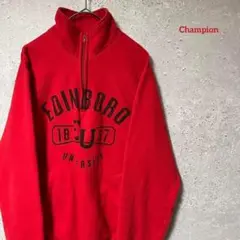Champion チャンピオン カレッジロゴ エディンボロ大学 ハーフジップ M