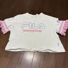 FILA フリル袖 Tシャツ 130