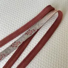 帯締め　グラデーション　平組　房付き