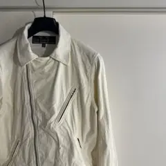 SlowGan "corduroy" double riders jacket