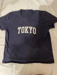 TOKYO ロゴ 半袖 Tシャツ ネイビー BRANDY MELVILLEのサムネイル