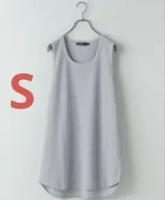 【定番人気アイテム】ワッフルロングタンク/873710 grayのサムネイル