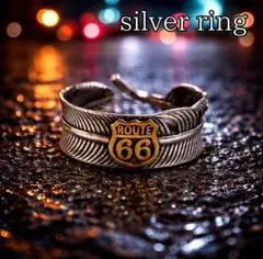シルバーリング ルート66 S925刻印 メキシカン ヴィンテージ アメカジ
