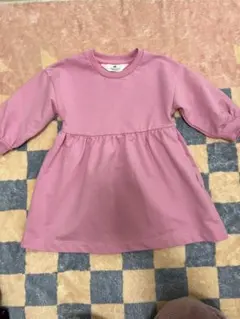 ピンク 長袖 Aライン ワンピース 90cm H＆M