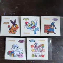 ポケモン　デコキャラシール　5枚