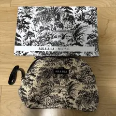 AULA AILA 植物柄ポーチ　アウラ　アイラ　小物入れ　化粧ポーチのサムネイル