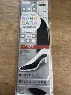 COLUMBUS SARA SARA ブラックインソール　22.5〜23.5のサムネイル