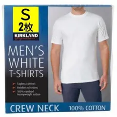 コストコ　カークランド　メンズ　ホワイトTシャツ Sサイズ　2枚のサムネイル
