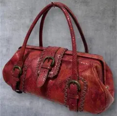 00s archive leather one shoulder bag Y2K