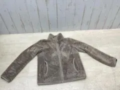 ユニクロ ファーリーフリースフルジップジャケット Mサイズ レディース モカ