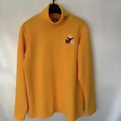 最終価格です GB GOLF ゴールデンベア タートルネックシャツ イエロー M