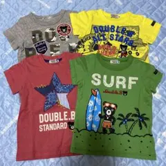 ミキハウス　ダブルビー　半袖Tシャツ4枚セット　80