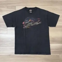 ハーレーダビッドソン ピエロ ロゴ Tシャツ ブラック USA製 00s 90s