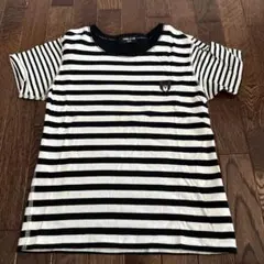COMME CA ISM 120A ストライプ Tシャツ