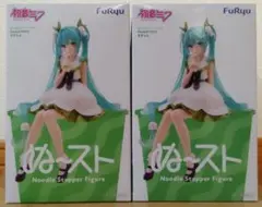 【送料込、匿名配送】初音ミク ぬーどるストッパーフィギュア 2体セット
