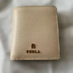 FURLA 二つ折り財布 ベージュ