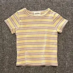 【モンミミ】monmimi ボーダーリブTシャツ Sサイズのサムネイル