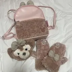 ディズニーシー シェリーメイ リュック 手袋 ポシェット 3点セット