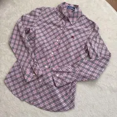 BURBERRY BLUE LABEL シャツ　ノバチェック　ピンク　38サイズ