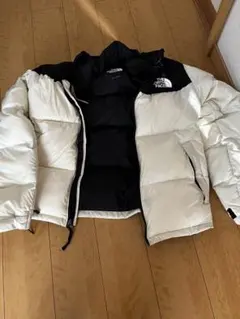THE NORTH FACE ダウンジャケット ホワイト/ブラック
