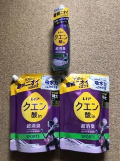 レノア クエン酸in 超消臭 SPORTS ボトル1個+詰替2個のサムネイル