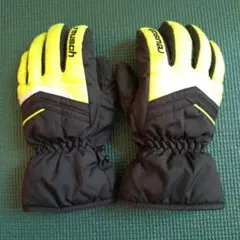 reusch スキーグローブ 黒/黄