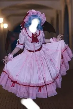 森森仙 東方プロジェクト レミリア コスプレ衣装 Ｓサイズ ウィッグ付き Lサイズ 東方project レミリア 森森仙 コスプレ衣装 - メルカリ