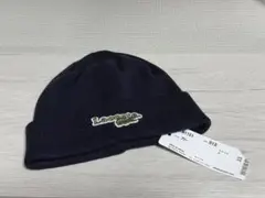 ラコステLACOSTE ネイビー ニット帽 フリーサイズ