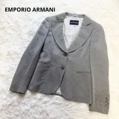 エンポリオアルマーニ MadeinItalyグレー テーラードジャケット 40