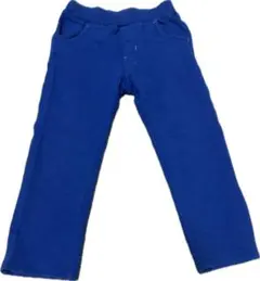 【美品】青色の長ズボン（刺繍付き）